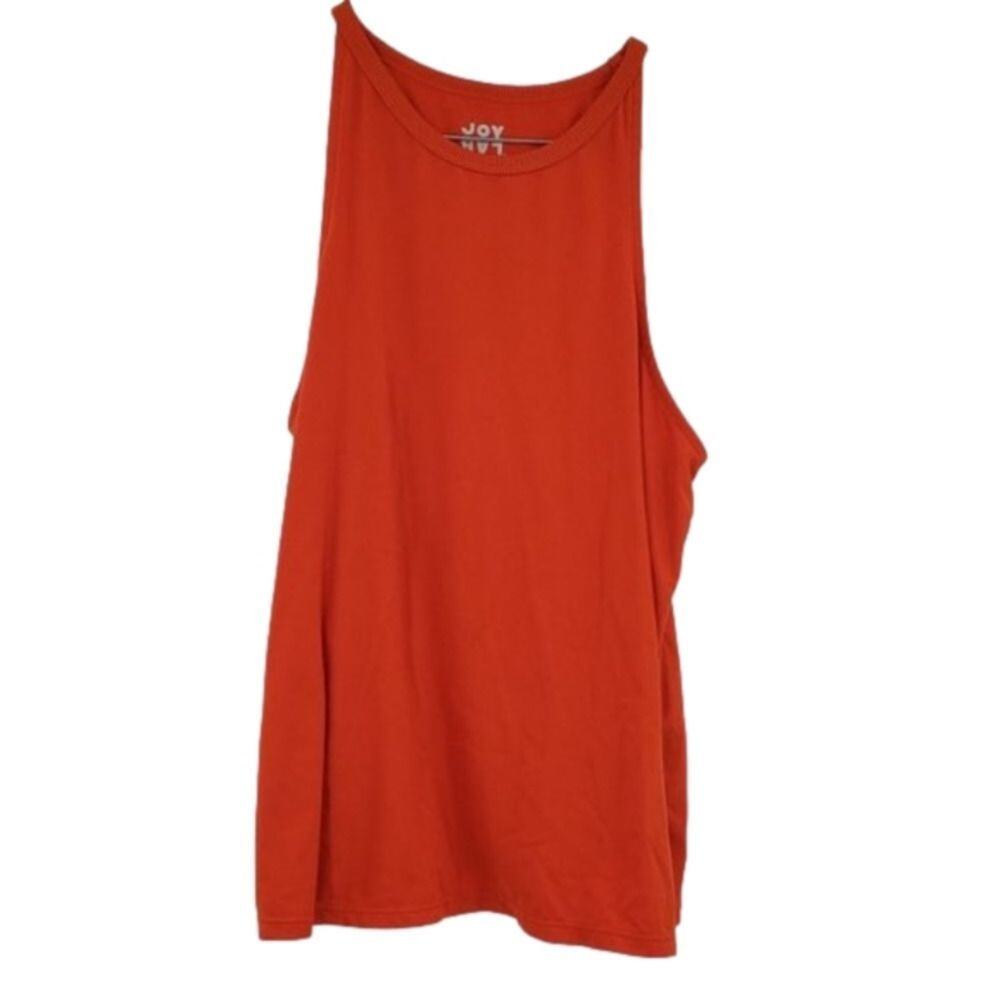 JOY LAB Orange Tank Top Womens Size XS Extra Small